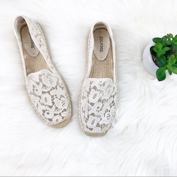 Soludos Shoes - Soludos lace smoking slipper espadrille nwot 9